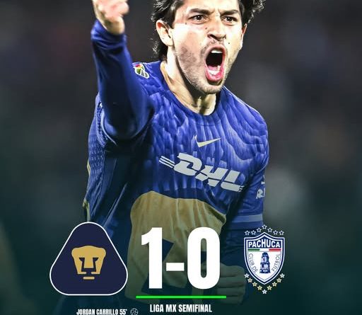 Pumas derrota a Pachuca y avanza a la final de la Liga MX