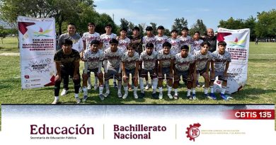 Alumnos del Cbtis 135 de Matamoros jugarán su final de fútbol en el estadio de los Pumas