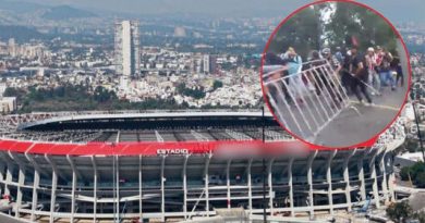 ¡Caos en la inauguración! Encapuchados se enfrentan con policías afuera del Estadio Ciudad de México